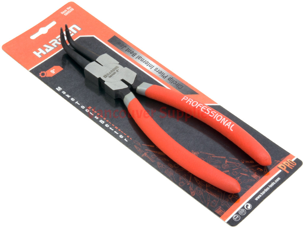 Bent circlip outlet pliers